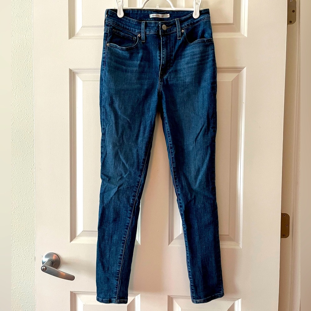 Womens Levis Jeans Style 721 High Rise Skinny Size 28